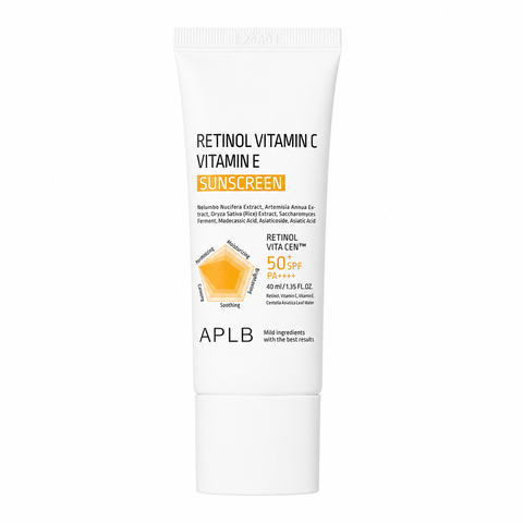 APLB – Retinol Vitamin C Vitamin E Sunscreen SPF50+, 40ml