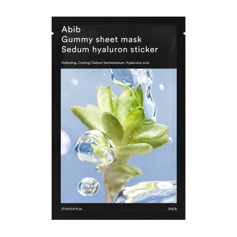Abib – Gummy Sheet Mask Sedum Hyaluron Sticker, 1 sheet