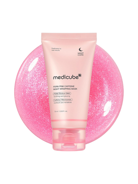 Medicube – PDRN Pink Caffeine Night Wrapping Mask