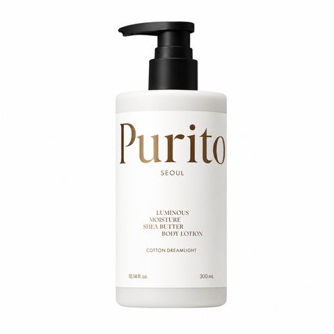 PURITO – Luminous Moisture Shea Butter Body Lotion Cotton Dreamlight, 300ml