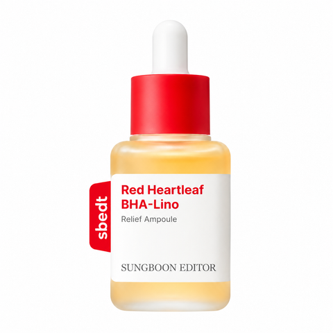 Sungboon Editor – Red Heartleaf BHA-Lino Relief Ampoule, 40ml