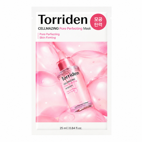 Torriden – Cellmazing Low Molecular Collagen Pore Perfecting Mask, 1 sheet