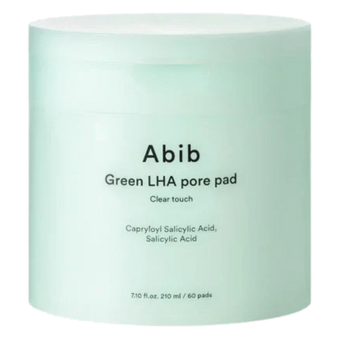 Abib – Green LHA Pore Pad Clear Touch, 60 pads, 210ml
