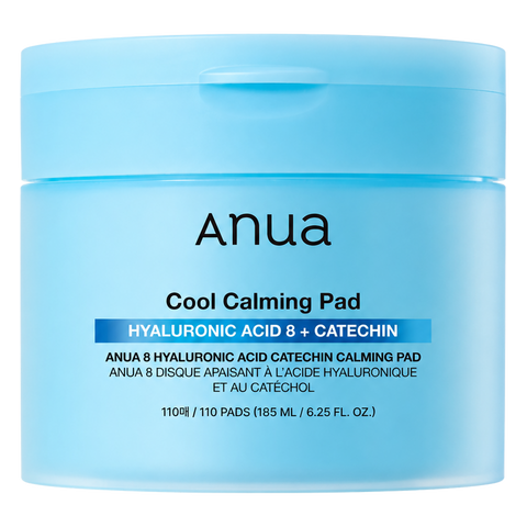 Anua – 8 Hyaluronic Acid Catechin Calming Pad, 110 pads / 185ml