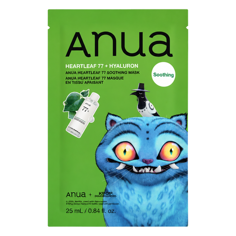 ANUA – Heartleaf 77 Soothing Mask, 1 sheet