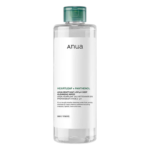 Anua – Heartleaf Low pH Deep Cleansing Water, 500ml