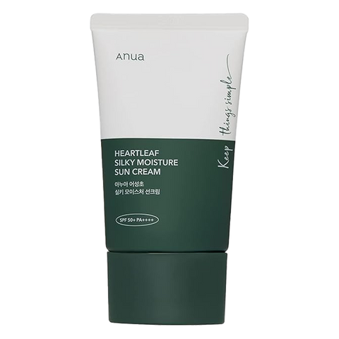 Anua – Heartleaf Silky Moisture Sun Cream SPF50+ PA++++, 50ml