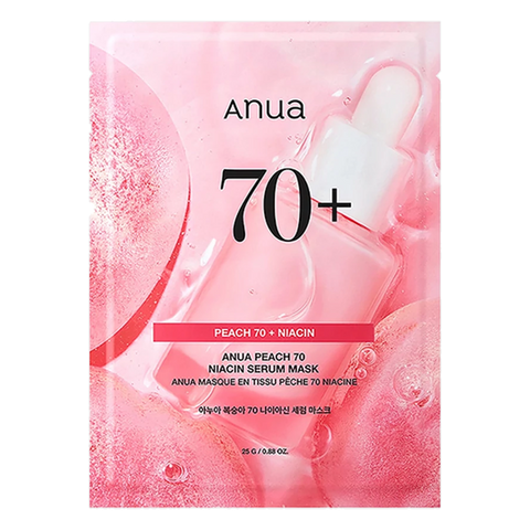 Anua – Peach 70 Niacin Serum Mask, 25ml – 1 piece