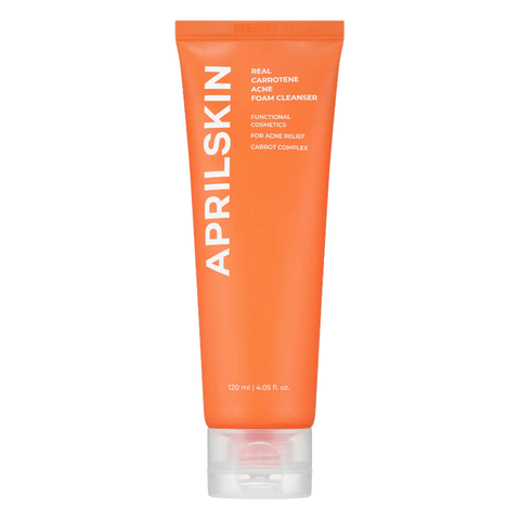 APRILSKIN – Real Carrotene Acne Foam Cleanser, 120ml