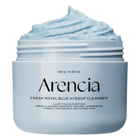 Arencia – Fresh Blue Hyssop Rice Mochi Cleanser, 120g