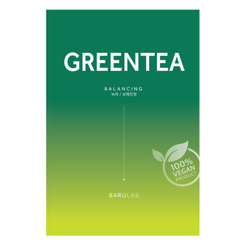 Barulab – The Clean Vegan Mask Greentea, 1 sheet