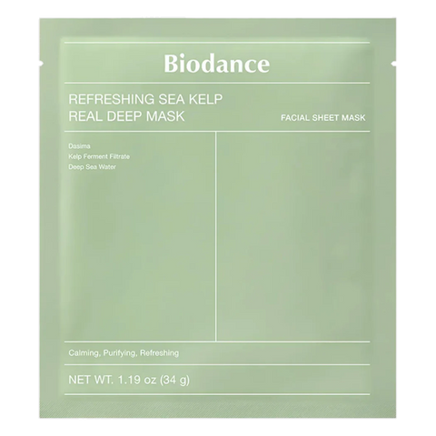 Biodance – Refreshing Sea Kelp Real Deep Mask, 1pcs