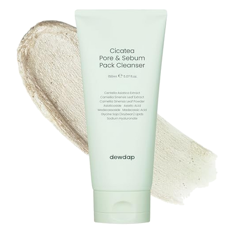 DEWDAP – Cicatea Pore & Sebum Pack Cleanser, 150ml