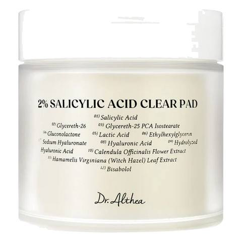 Dr. Althea – 2% Salicylic Acid Clear Pad, 60 pads