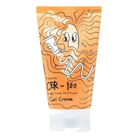 Elizavecca – CER-100 Collagen Coating Hair A+ Muscle Curl Cream, 120 ml