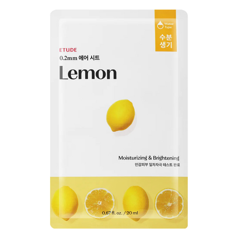 Etude House – 0.2 Therapy Air Mask Lemon, 20ml