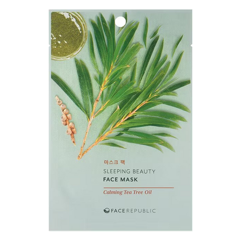 Face Republic – Sleeping Beauty Face Mask Calming Tea Tree Oil, 23ml, 1 piece