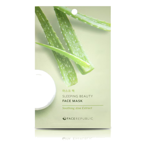 Face Republic – Sleeping Beauty Face Mask Soothing Aloe Extract, 23ml, 1 piece