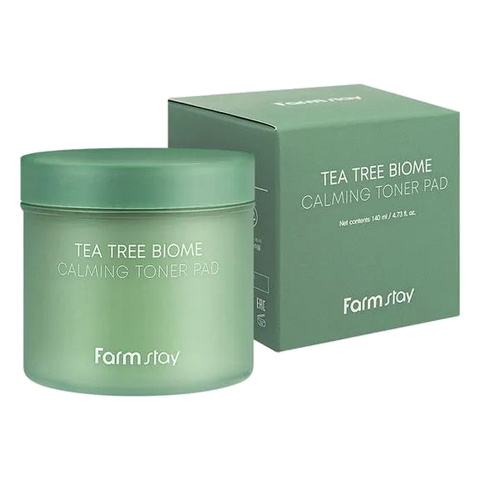 Farmstay – Tea Tree Biome Toner Pads with Soothing Effect – 140 ml
