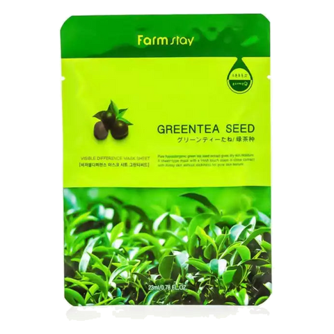 Farmstay – Visible Difference Mask Pack Green Tea Seed 23ml