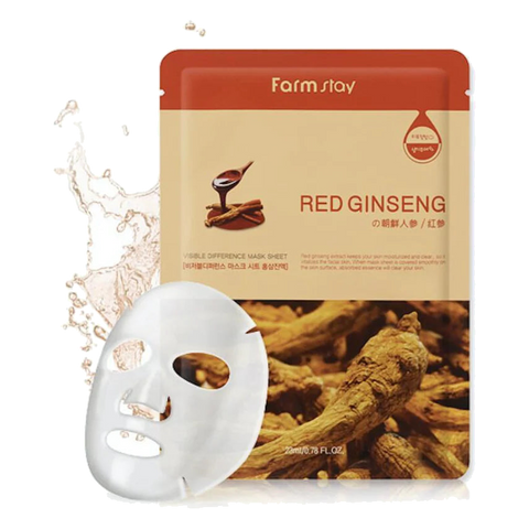 Farmstay – Visible Difference Mask Pack Red Ginseng – 23ml
