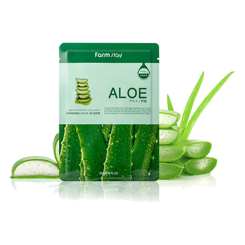 Farmstay – Visible Difference Mask Sheet – Aloe – 1pcs