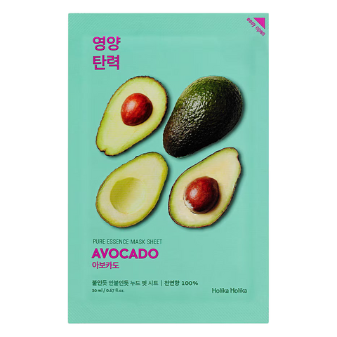 Holika Holika – Pure Essence Mask Sheet, Avocado, 23ml