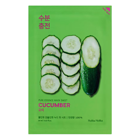 Holika Holika – Pure Essence Mask Sheet, Cucumber, 23ml