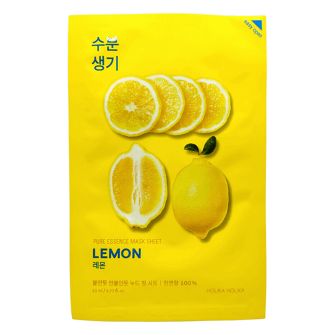 Holika Holika – Pure Essence Mask Sheet, Lemon, 23ml