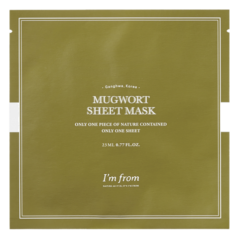 I’m From – Mugworth Sheet Mask, 23ml, 1 piece