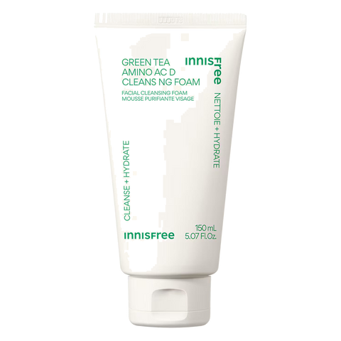 Innisfree – Green Tea Amino Acid Cleansing Foam, 150ml