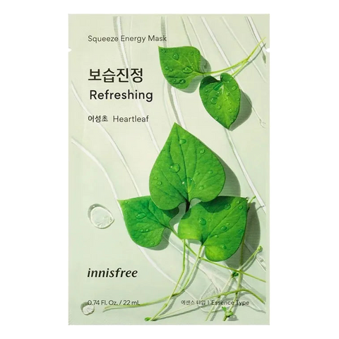 Innisfree – Heartleaf Energy Mask, 22ml, 1 piece