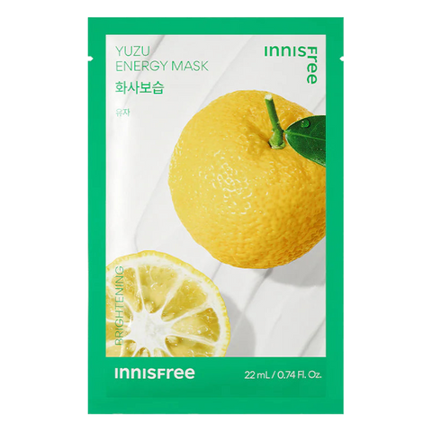 Innisfree – Yuzu Energy Mask, 22ml, 1 piece
