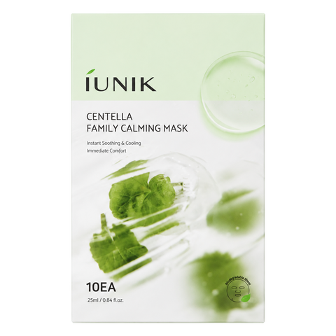 iUNIK – Centella Family Calming Mask, 10 sheets