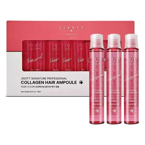 Jigott – Signature Professional Collagen Hair Ampoule, 13ml*10ea