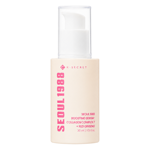 K-SECRET – SEOUL 1988 Boosting Serum: Collagen Complex 7 + Red Ginseng – 30ml