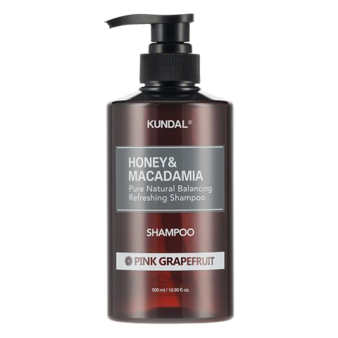 KUNDAL – Honey & Macadamia Nature Shampoo, Pink Grapefruit, 500ml