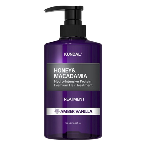 KUNDAL – Honey & Macadamia Protein Treatment, Amber Vanilla, 500ml