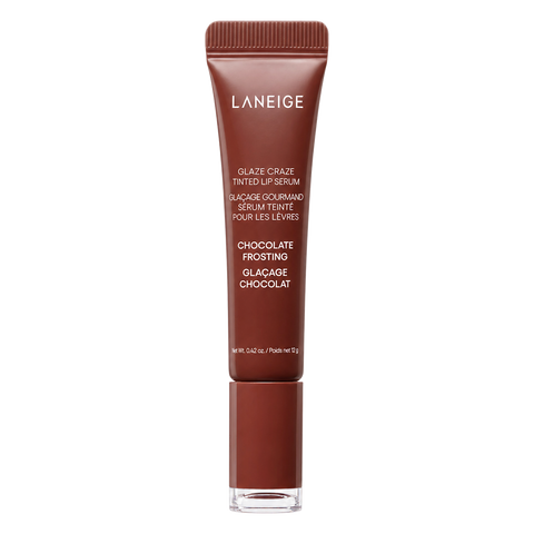 LANEIGE – Glaze Craze Tinted Lip Serum (Chocolate Frosting), 12g
