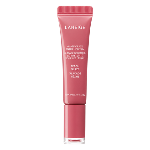 LANEIGE – Glaze Craze Tinted Lip Serum (Peach Glaze), 12g