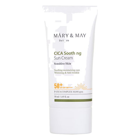 Mary & May – Cica Soothing Protection Cream SPF 50+, 50 ml