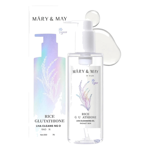 Mary & May – Rice Glutathione LHA Cleansing Oil – 200ml