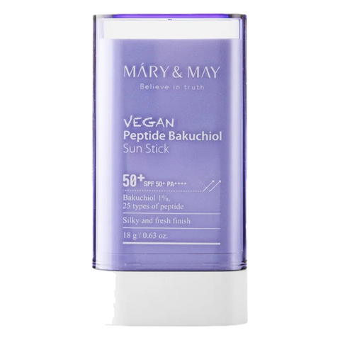 Mary & May – Vegan Peptide Bakuchiol Sun Stick SPF50+ PA++++, 18g