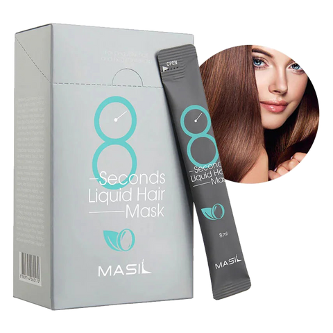 Masil – 8 Seconds Liquid Hair Mask Stick Pouch Blue, 8ml x 20pcs