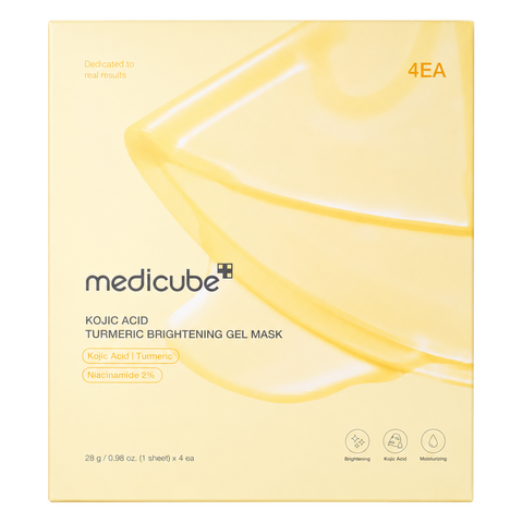 Medicube – Kojic Acid Turmenic Brightening Gel Mask, 4 sheets