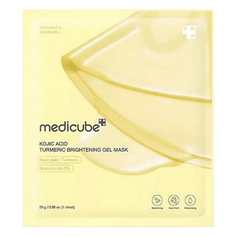 Medicube – Kojic Acid Turmeric Brightening Gel Mask, 28g, 1 piece