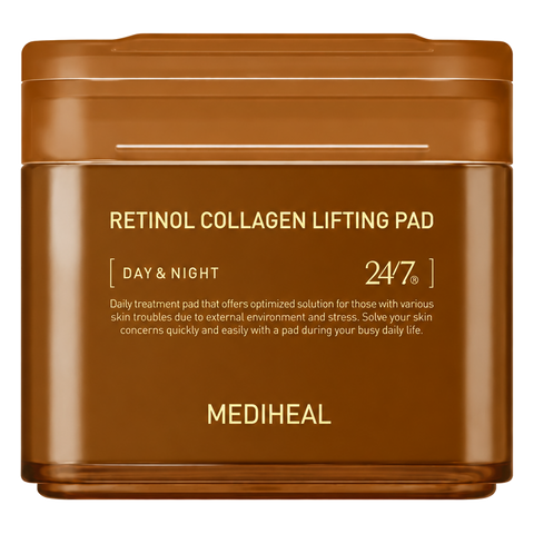MEDIHEAL – Retinol Collagen Lifting Pad, 170ml / 100 pads