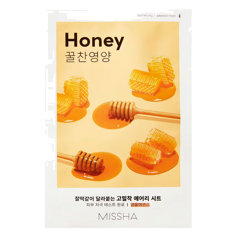 Missha – Airy Fit Sheet Mask – Honey, 19g