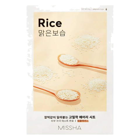 Missha – Airy Fit Sheet Mask Rice, 19g