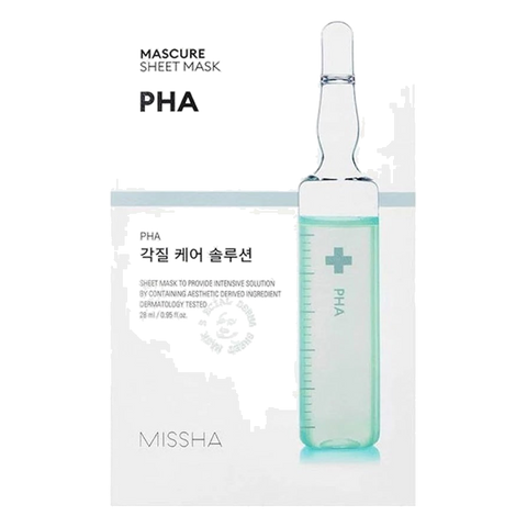 Missha – Mascure Peeling Solution Sheet Mask PHA, 28ml